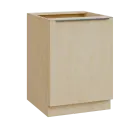 SIS - 6D spodní skříňka, 1-dveřová, pravá, 870x600x600, bříza světlá